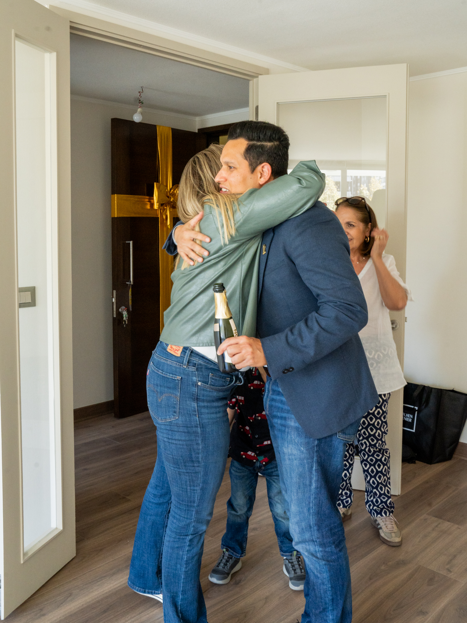Familia Abad — Entrega de llaves · Santiago